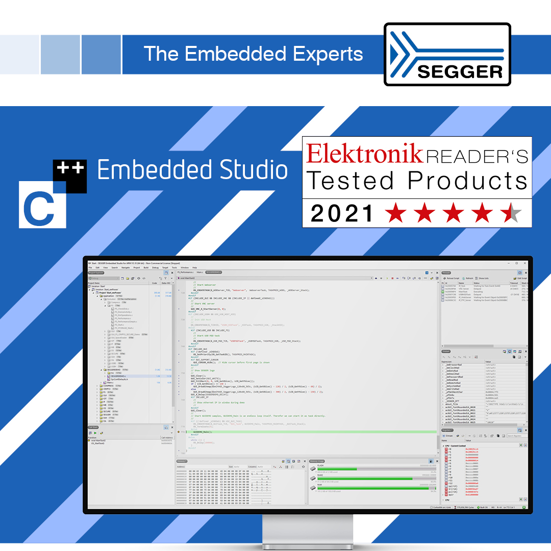 segger embedded studio programming